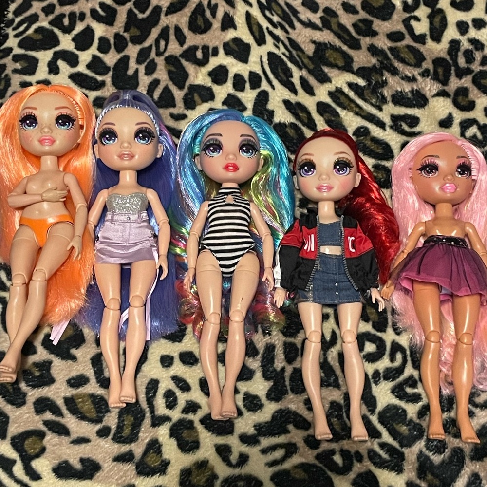 rainbow high doll lot ruby poppy violet amaya kia